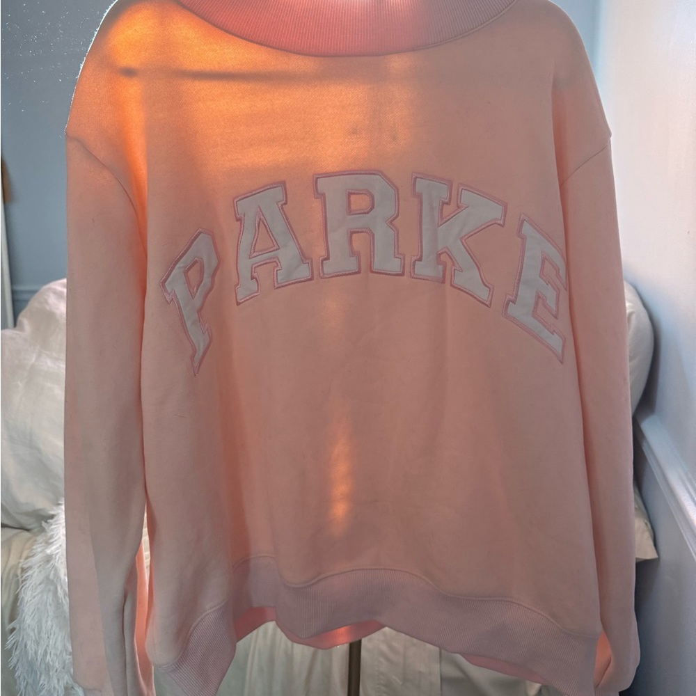 Pink Sweatshirt with PARKER Logo